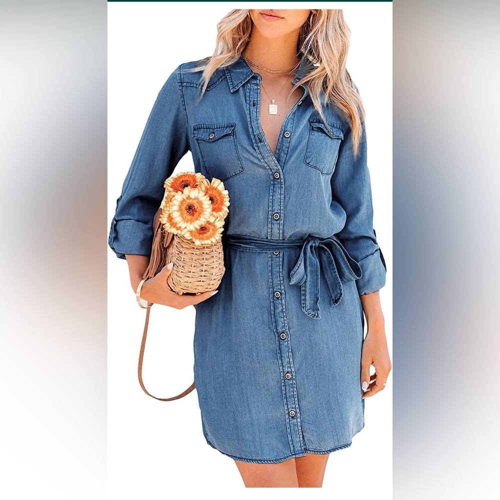 Super cute Jean dress!!